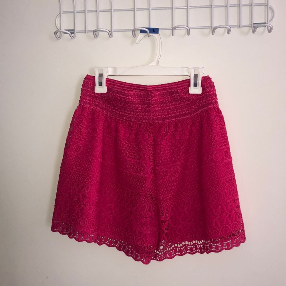 Pink Lace shorts